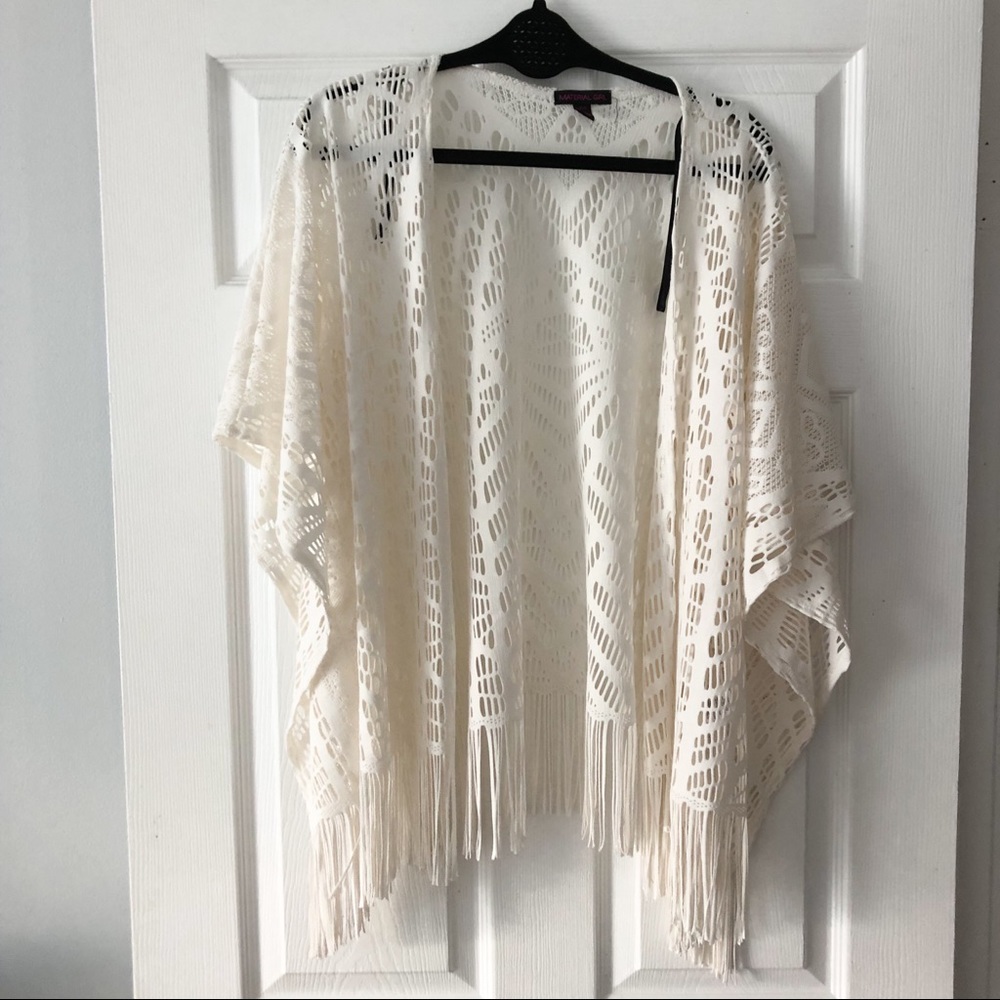 Material Girl Kimono with Fringe